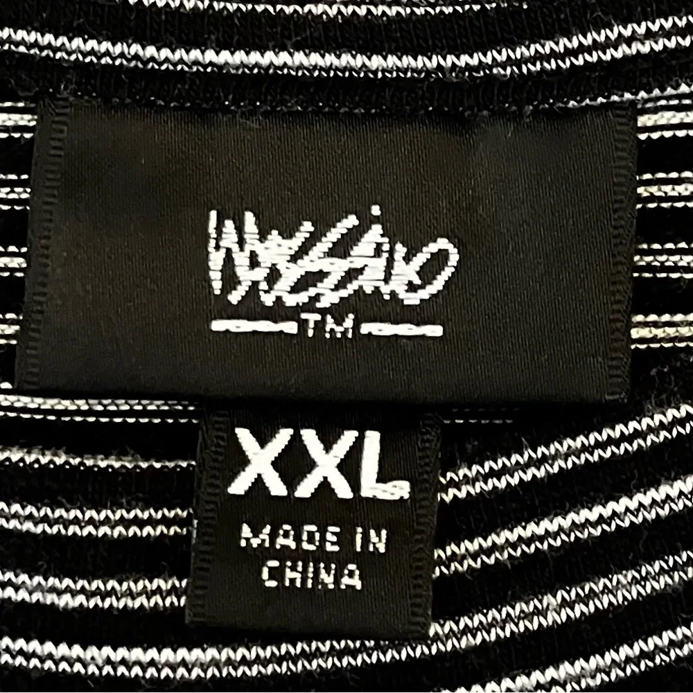 Mossimo Supply Co Black & White Striped T-Shirt Mini Dress-(Modern LG/XL - 42") - Picture 8 of 14